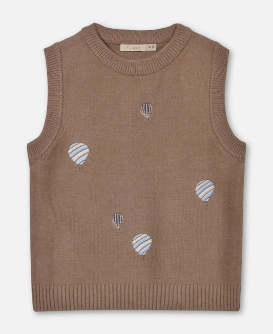 FLIINK ALON BALLOON VEST VEST PINE BARK