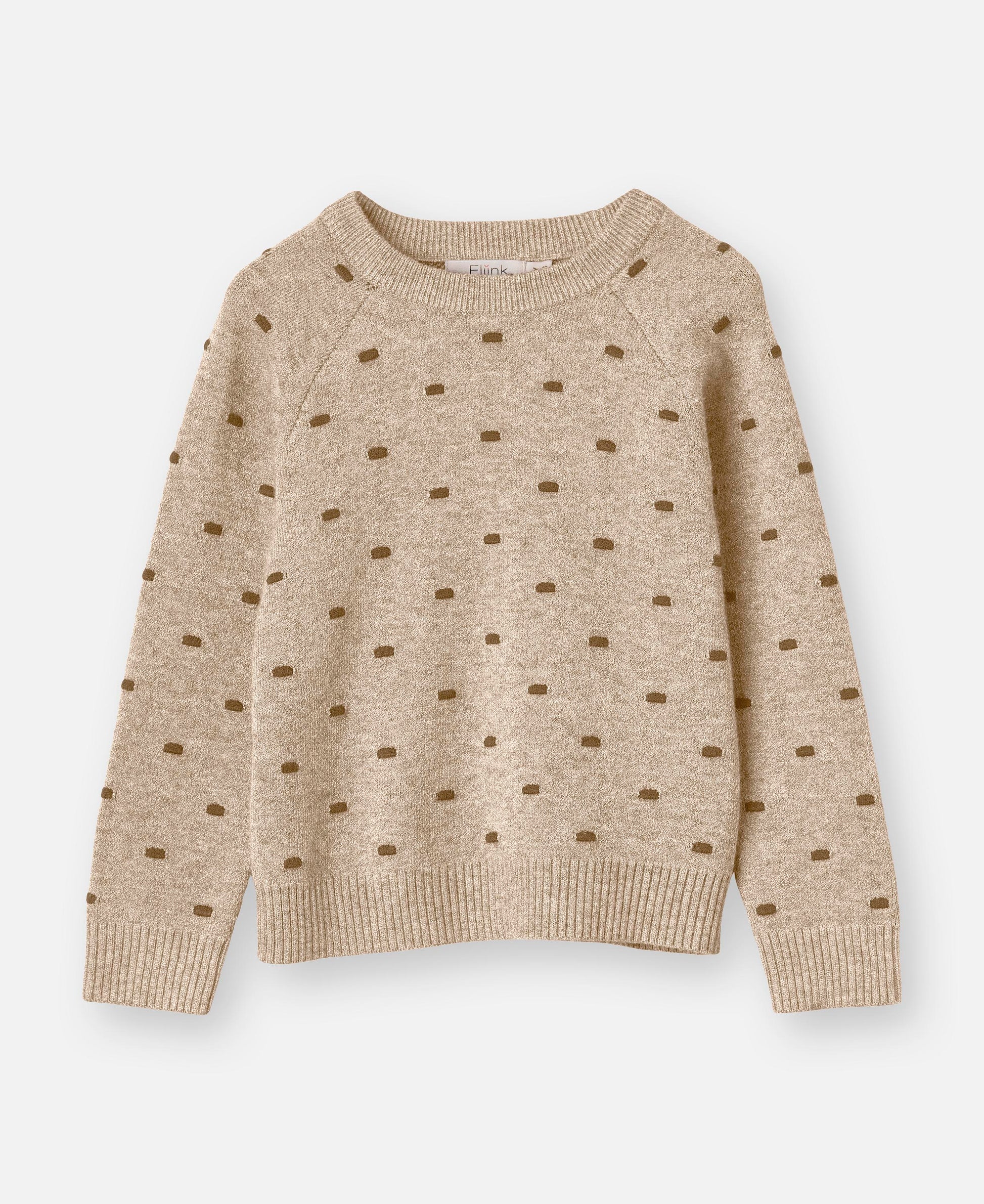 FLIINK BENNA DOT PULLOVER PULLOVER HUMUS/CARAFE