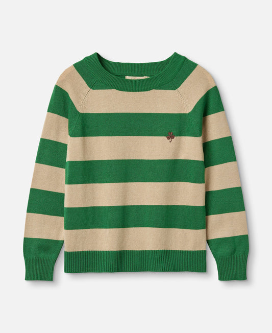 FLIINK FAVO CLOVER PULLOVER PULLOVER AMAZON STRIPE