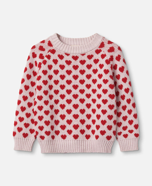 FLIINK JANIE PULLOVER PULLOVER PEACH WHIP/POMPEIAN RED