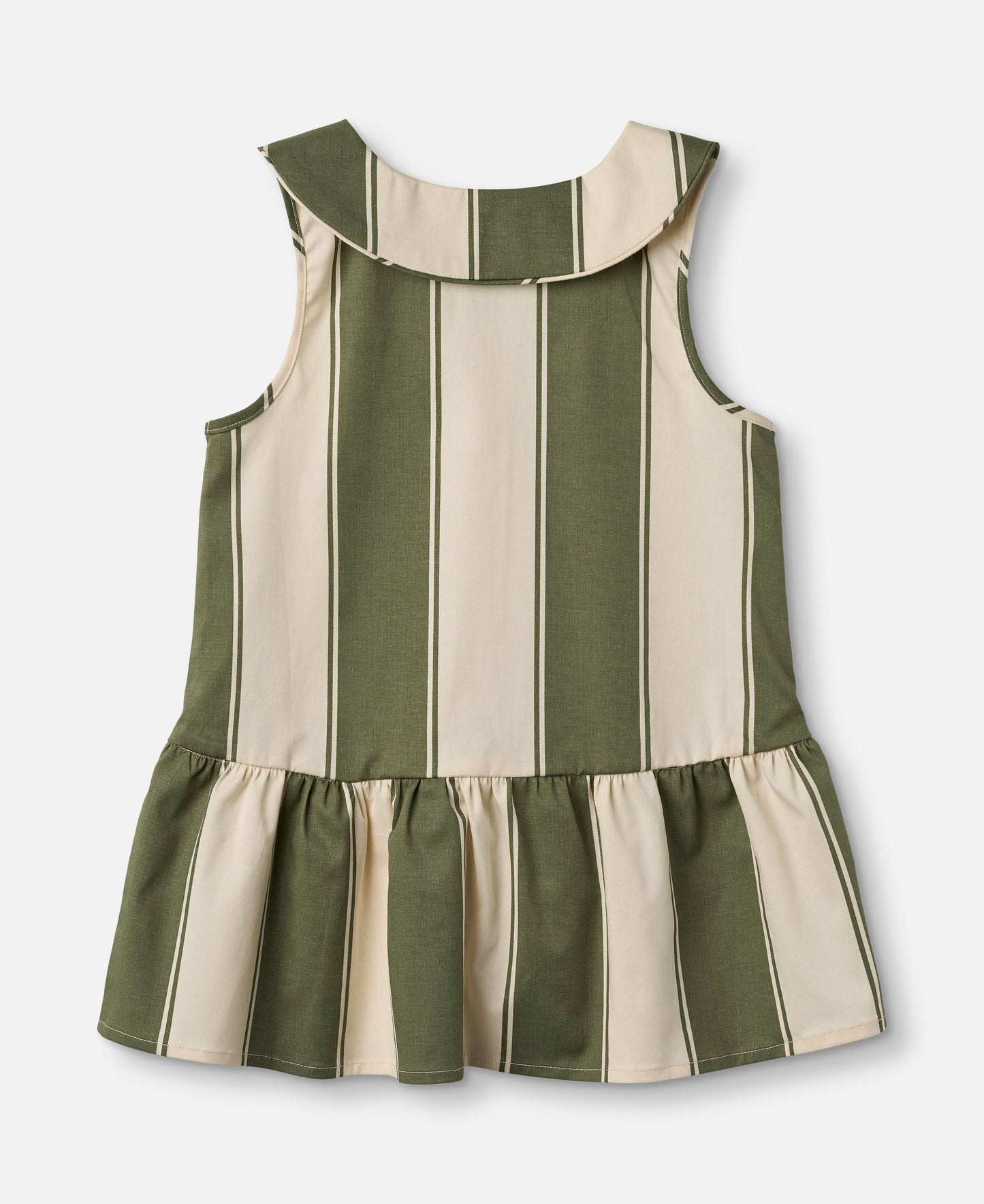 FLIINK KARL JOHAN SPENCER DRESS DRESS SANDSHELL VERTIVER STRIPE