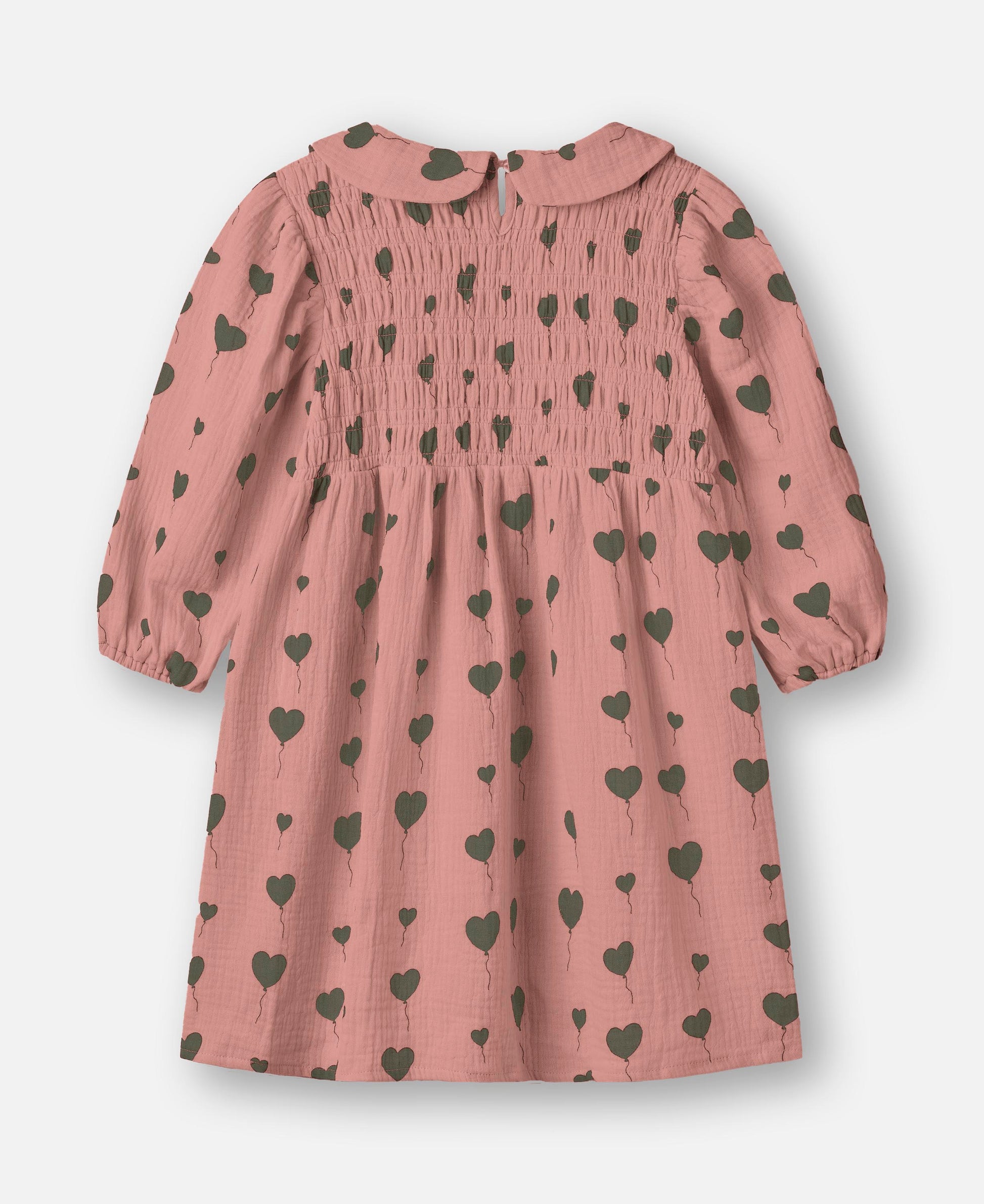 FLIINK LOVE LS DRESS DRESS ASH ROSE AOP